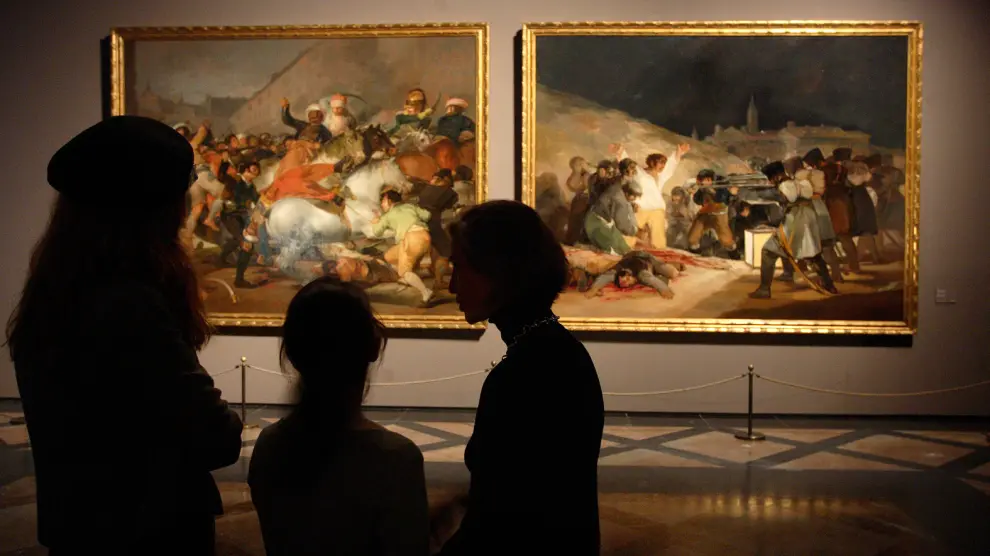Obras de Francisco de Goya expuestas en el Museo del Prado.