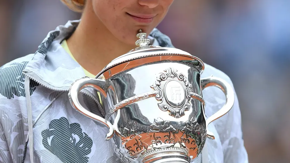 Muguruza ganó en la final de Roland Garros a la estadounidense Serena Williams.