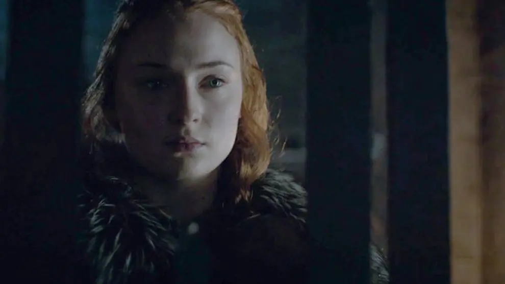 Sophie Turner, Sansa Stark en un capítulo de 'Juego de Tronos'