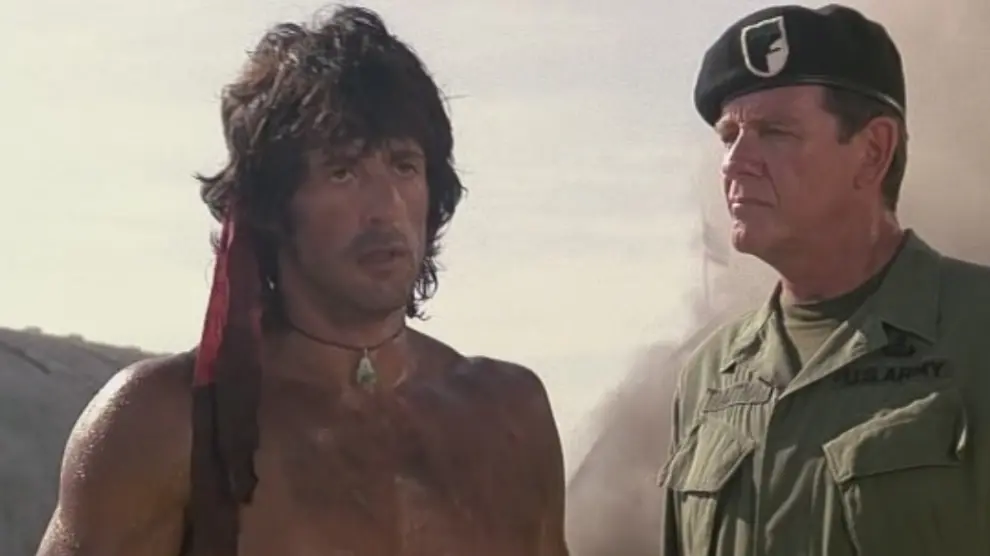 Fotograma de la escena de Rambo II elegida por Casillas.
