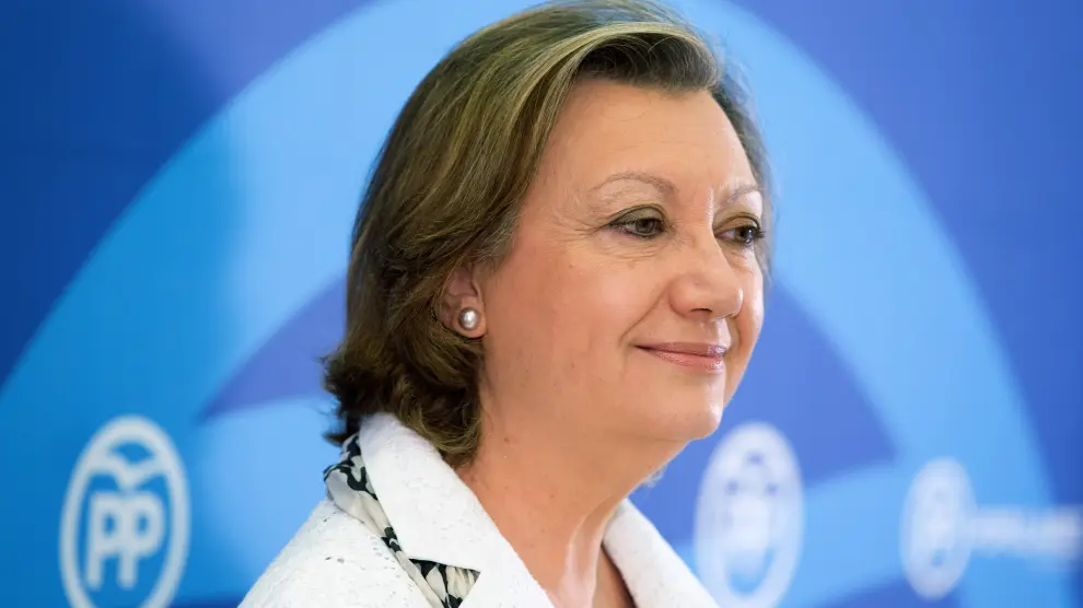 La presidenta del PP de Aragón, Luisa Fernanda Rudi