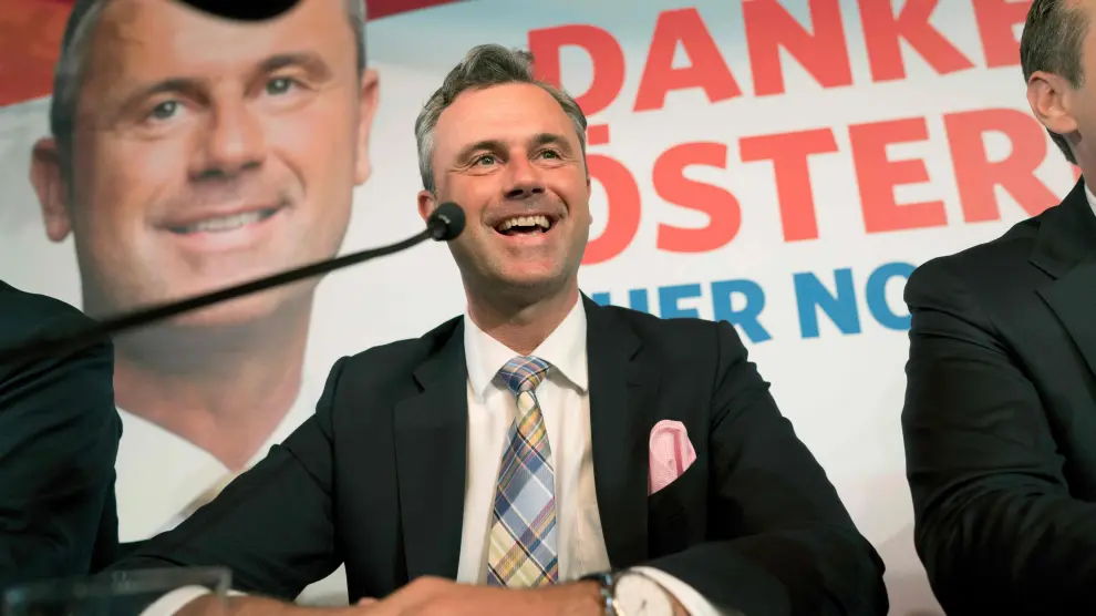 Norbert Hofer, candidato del Partido Liberal de Austria