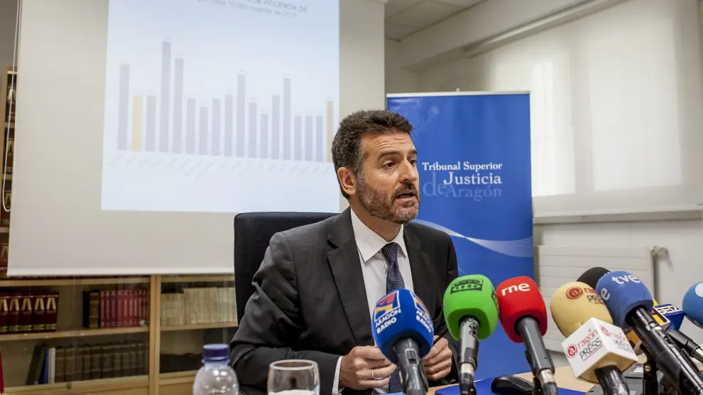 Manuel Bellido, presidente del Tribunal Superior de Justicia de Aragón (TSJA).