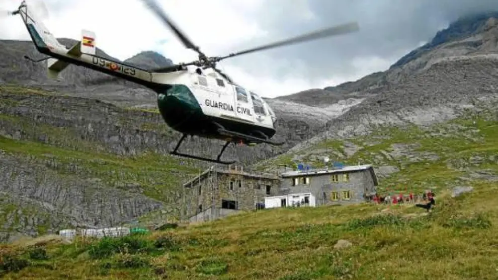 Imagen de archivo del helicóptero del Greim en un rescate