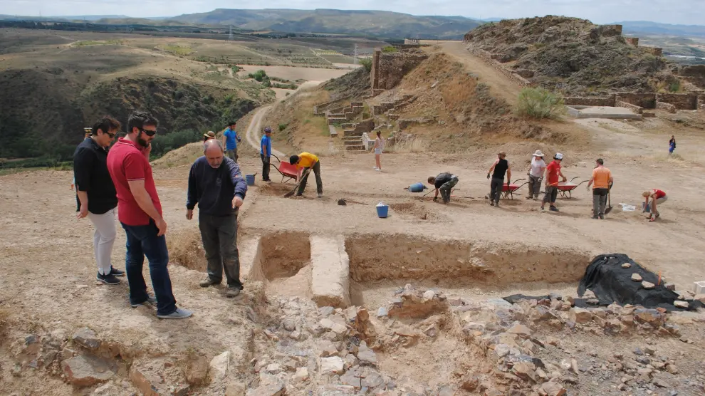 Excavaciones en Bílbilis.