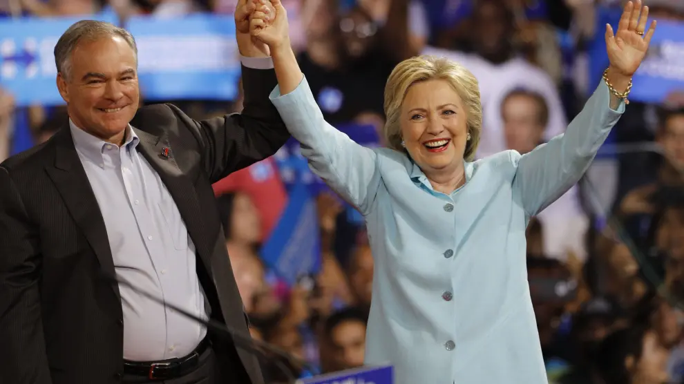 La fórmula Clinton-Kaine se presenta en público en Miami