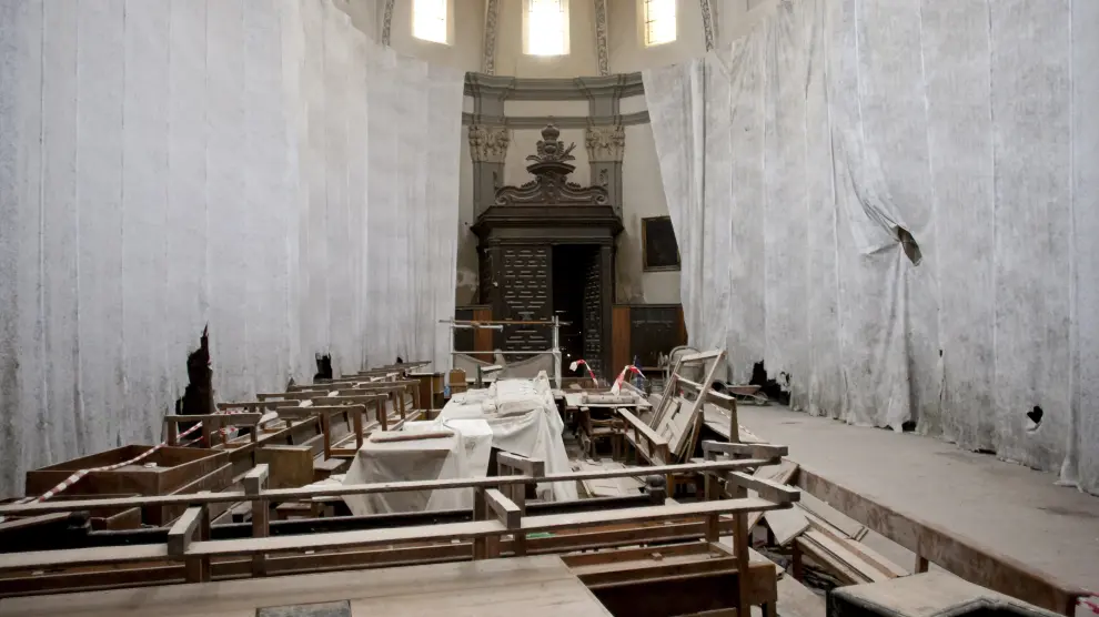 Interior de la Iglesia de la Magdalena
