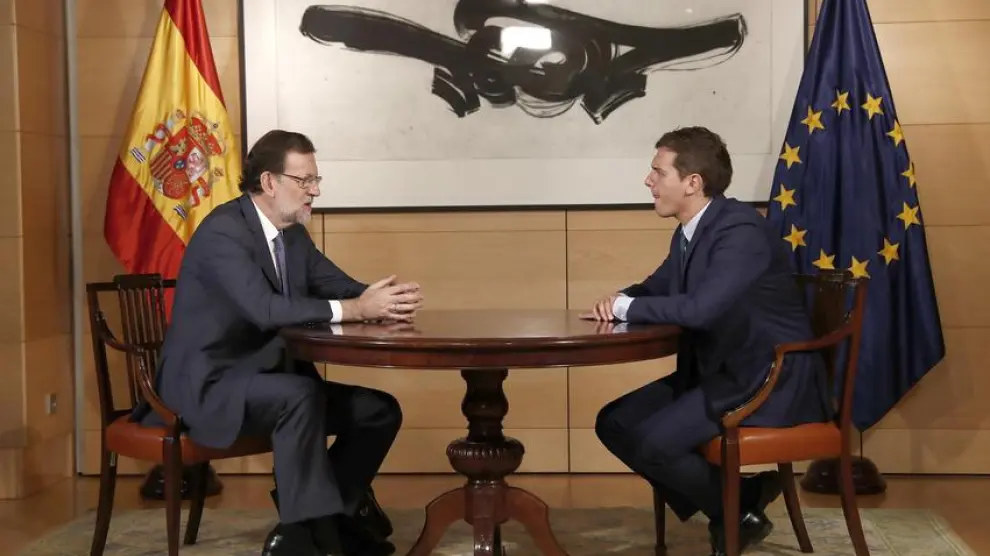 Mariano Rajoy en una rueda de prensa