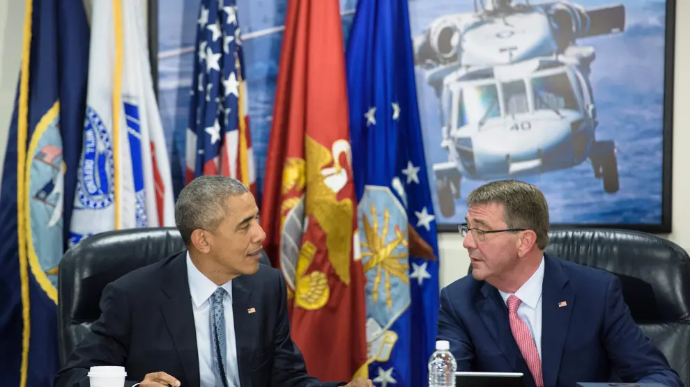 Reunión en la Casa Blanca sobre terrorismo y tácticas militares