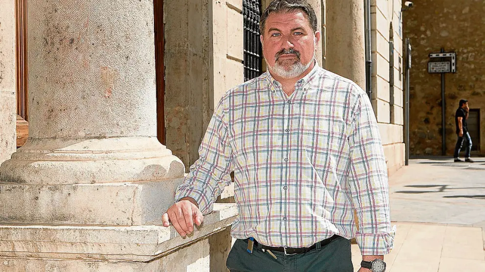 Juan Carlos Cruzado (PP), delegado de Urbanismo, a las puertas del Ayuntamiento.