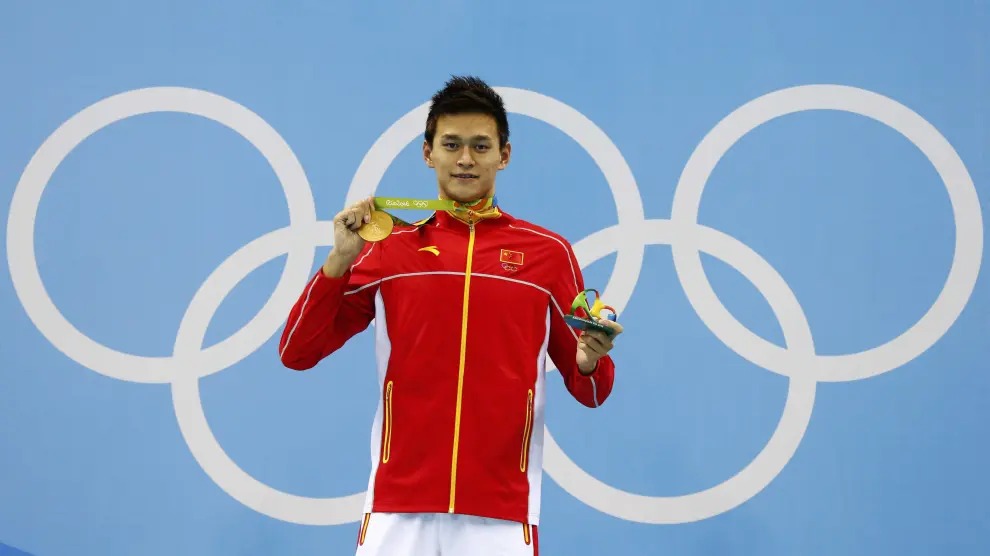 El chino Sun Yang, ganador del oro en los 200 metros libres