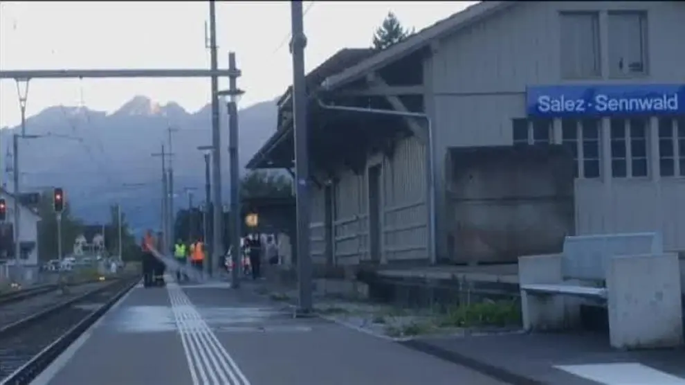 Ataque a un tren en Suiza