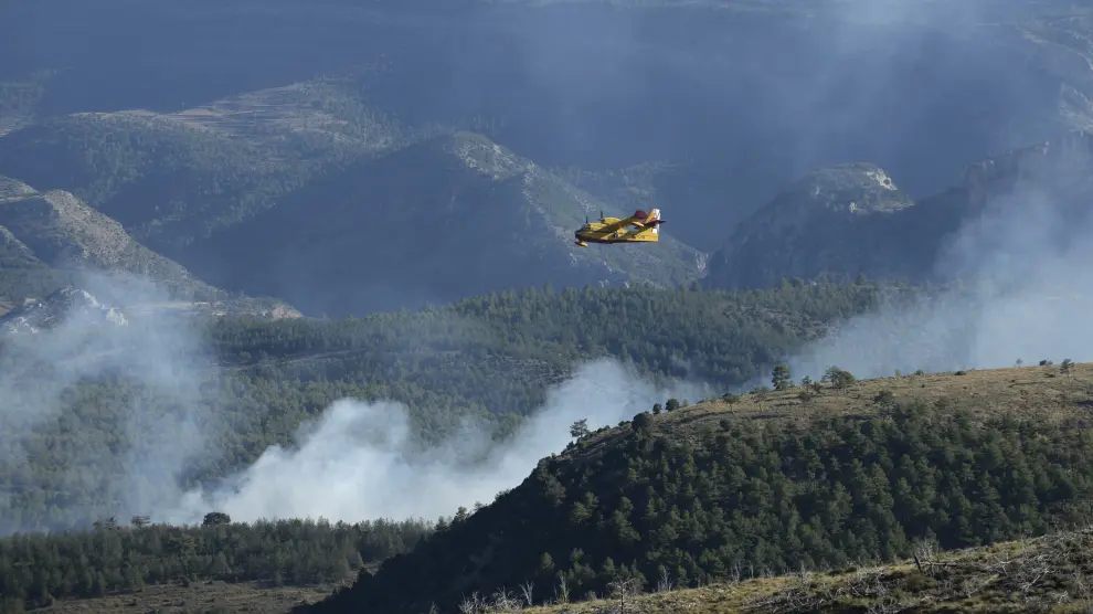 Incendio en Ejulve (Teruel)