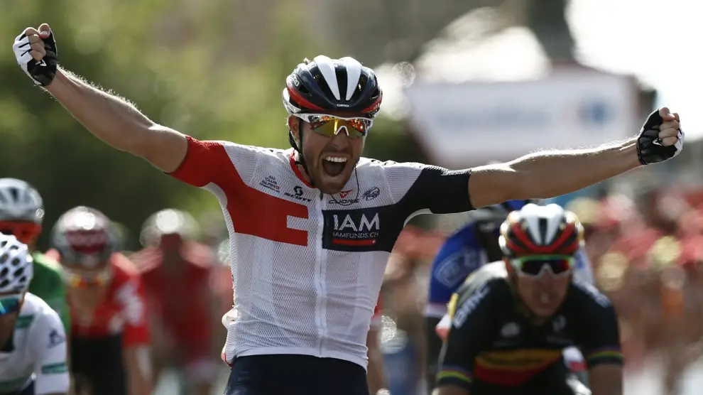 El belga Jonas Van Genechten (IAM) se proclama campeón de la séptima etapa de la Vuelta