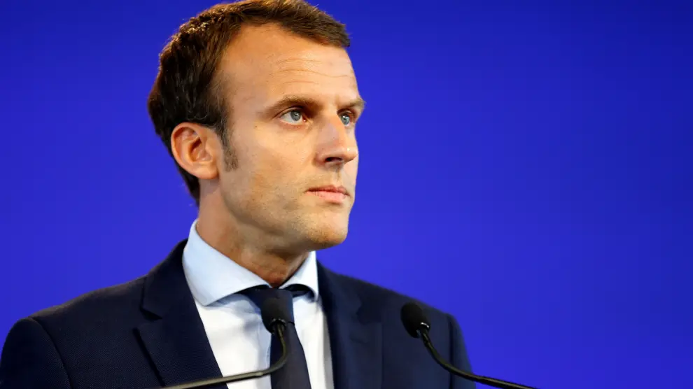 El exministro francés de Economía Emmanuel Macron