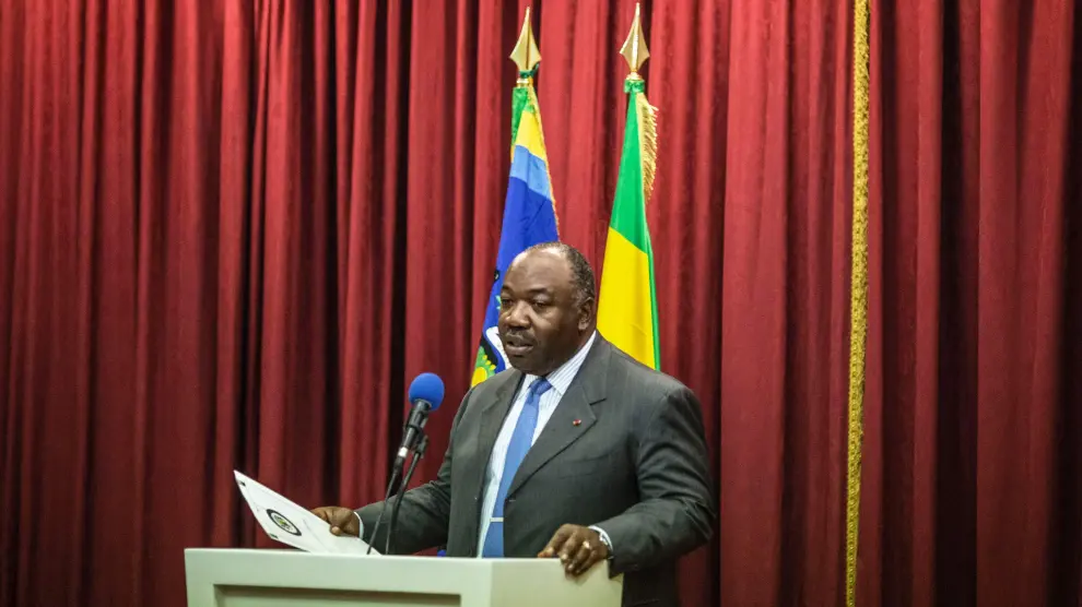 El presidente de Gabón defiende su legitimidad tras su reelección en una rueda de prensa