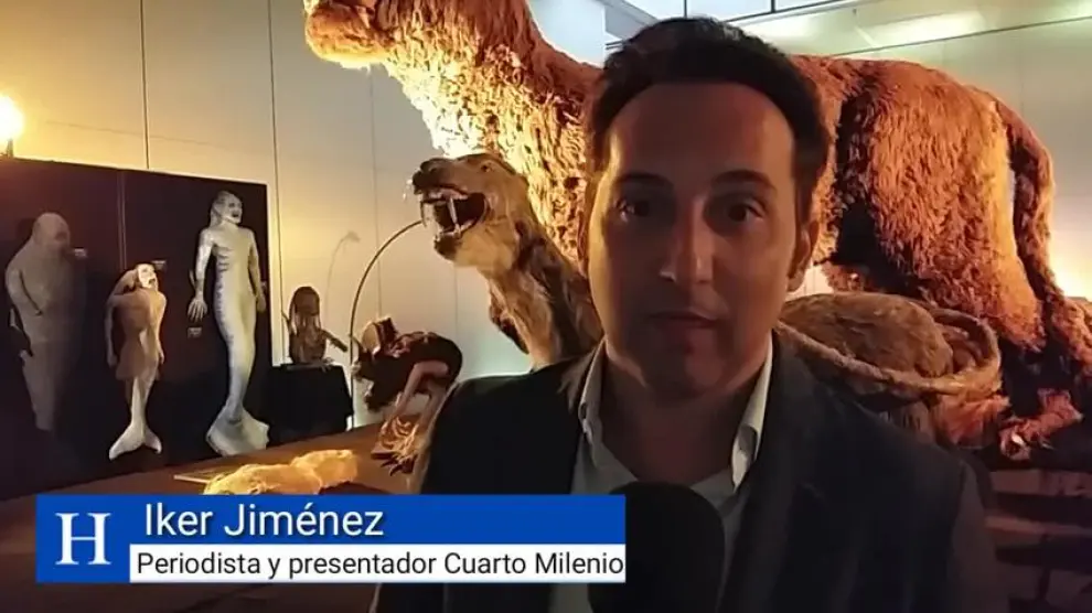 Iker Jiménez. Exposición Cuarto Milenio
