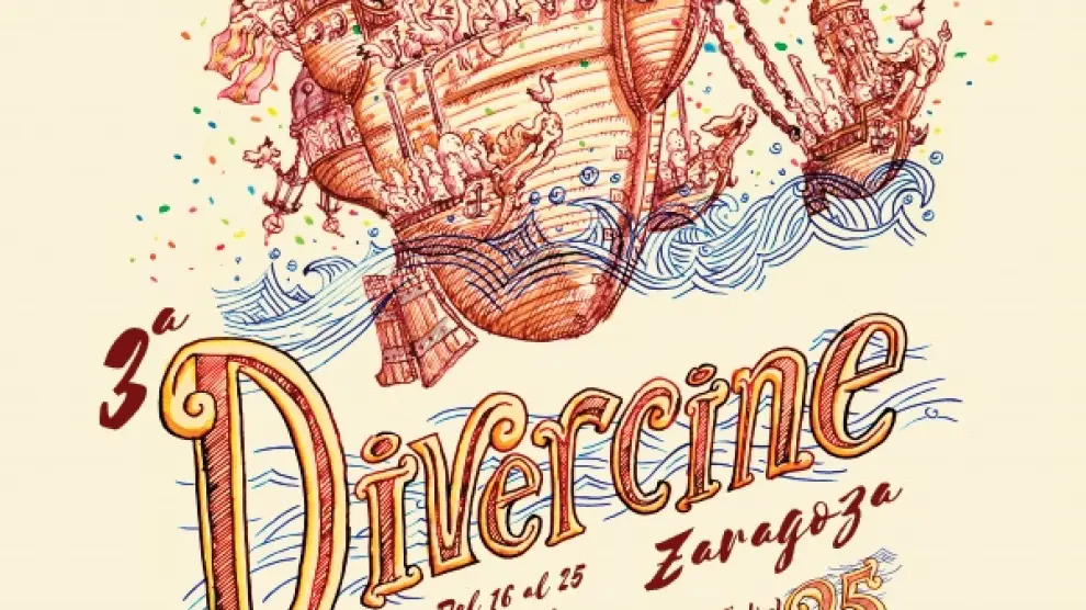 Cartel del Festival 'Divercine'.