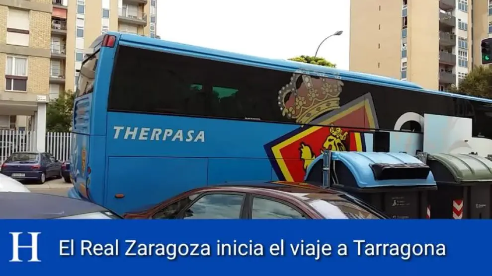 Real Zaragoza rumbo a Tarragona