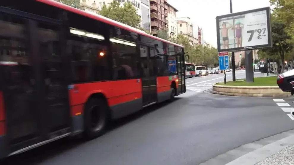 Tráfico Paseo de  Pamplona