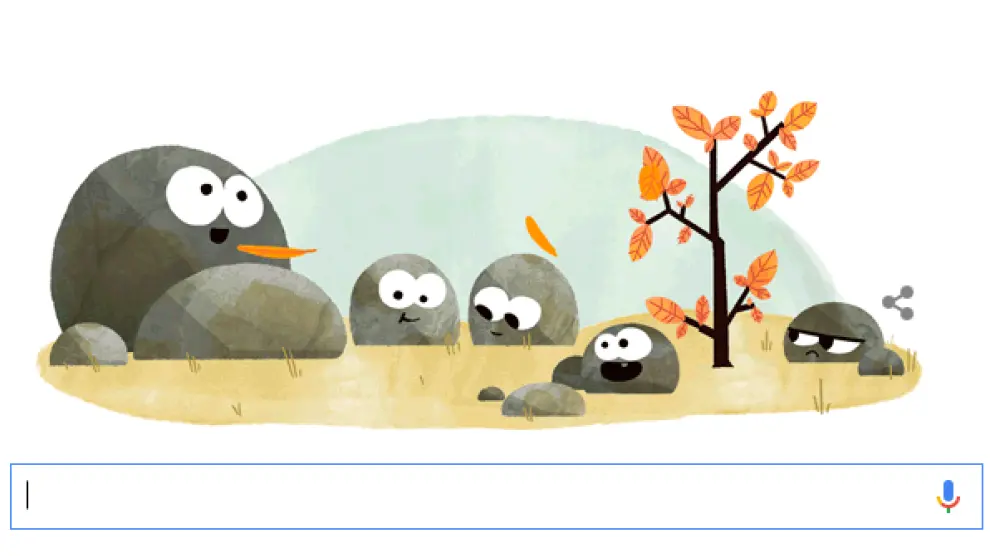 El 'doodle' de Google que da la bienvenida al otoño.