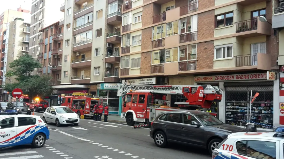 Incendio en la avenida de Valencia