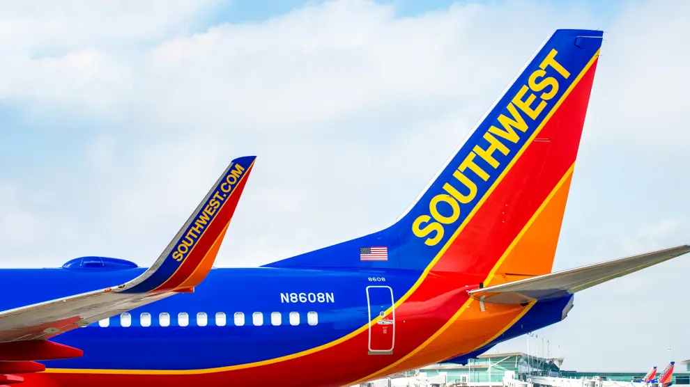 Un avión de Southwest Airlines