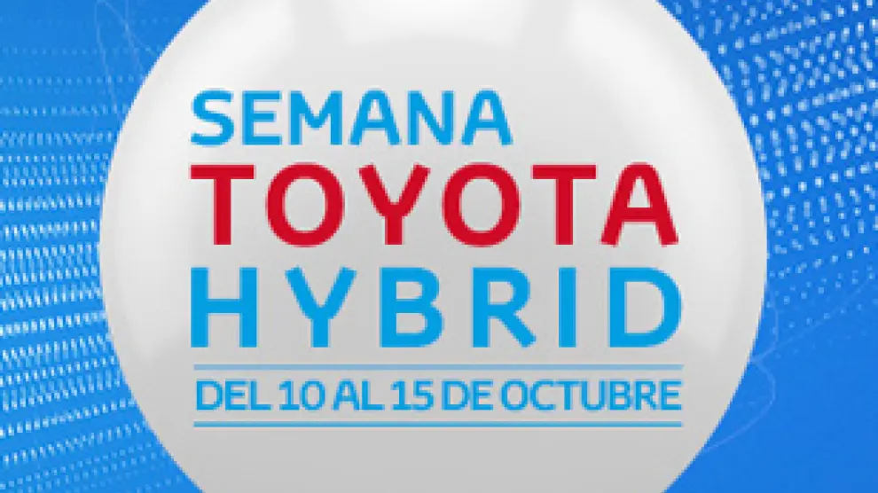 Toyota Artal ofrece la posibilidad de conducir un coche híbrido por Zaragoza en las fiestas del Pilar.