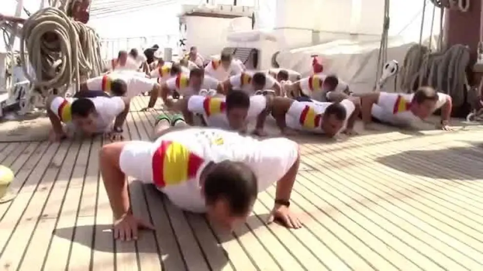Reto: las 22 flexiones de la Armada Española