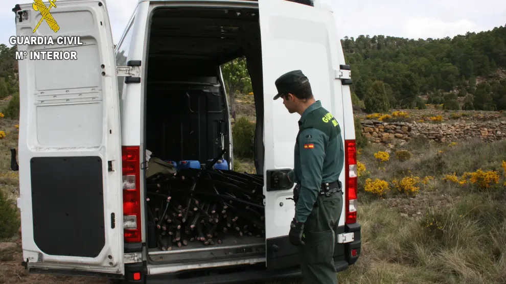 Desarticulada en Teruel una banda de robo de viviendas y cobre en toda España