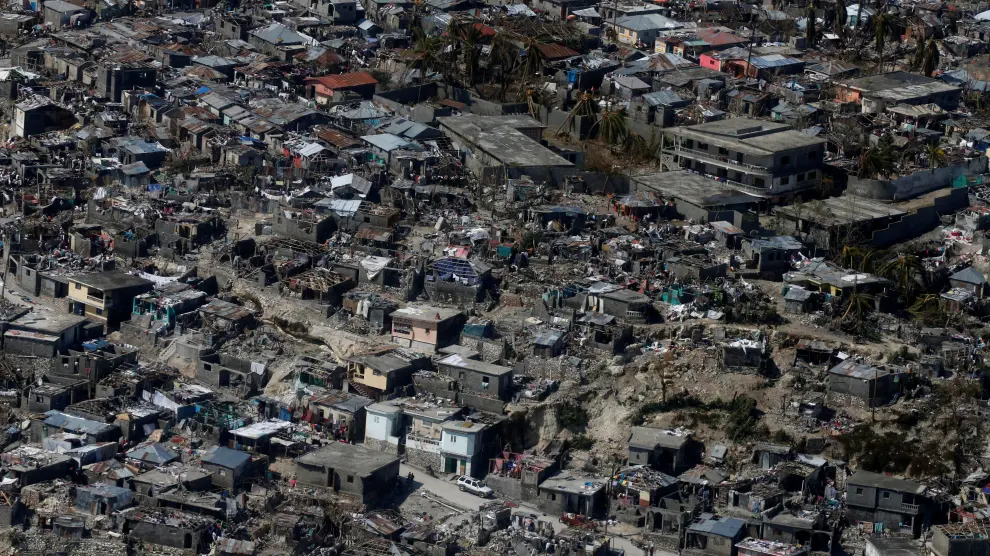 Consecuencias del huracán 'Matthew' a su paso por Haití.