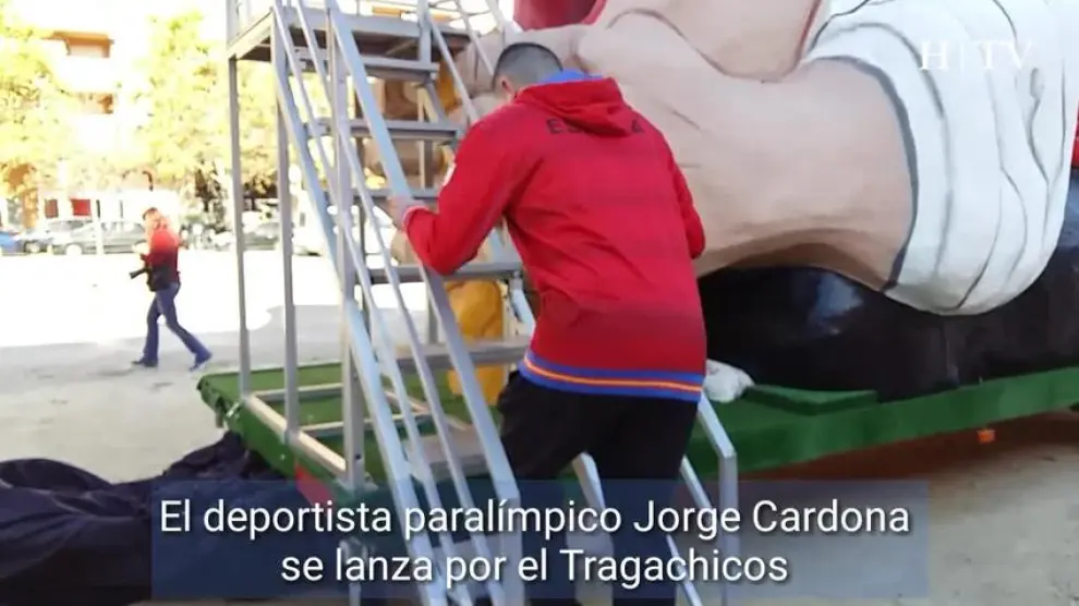 El Tragachicos se come al deportista Jorge Cardona