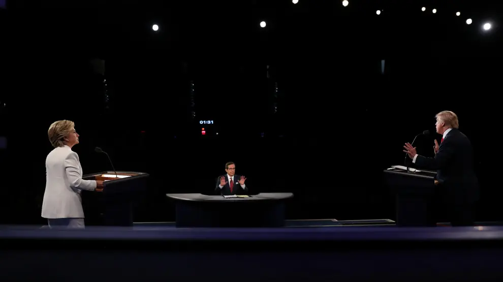 Tercer y último debate entre Trump y Clinton antes de las elecciones de noviembre.