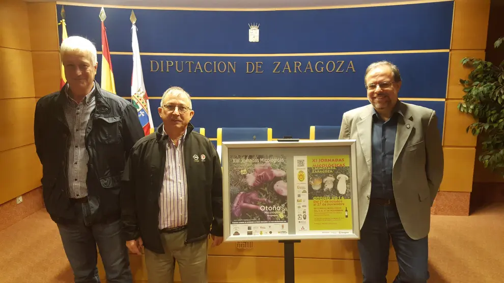 Presentación de las jornadas en la Diputación Provincial de Zaragoza.