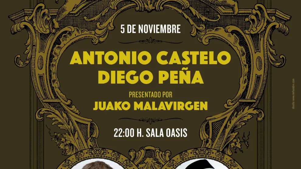 Antonio Castelo y Diego Peña abrirán el ciclo.