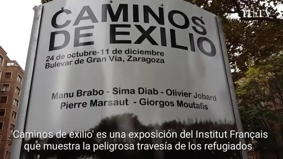 'Caminos de exilio' trae a los refugiados a Zaragoza