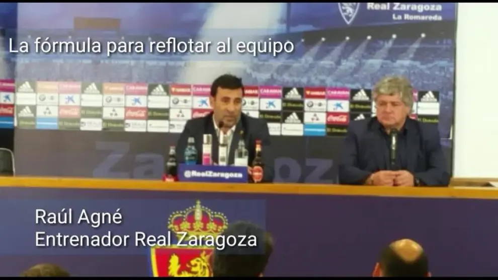 Raúl Agné: "Quiero que los jugadores recuperen la confianza"