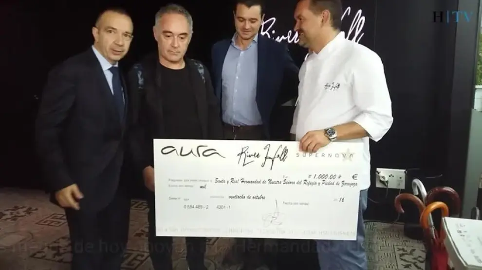 Menú solidario con Ferran Adrià en Zaragoza
