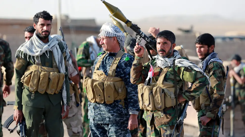 Fuerzas iraquíes en Mosul.