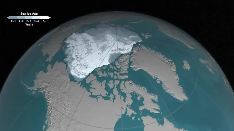 El deshielo del Ártico en un "timelapse"