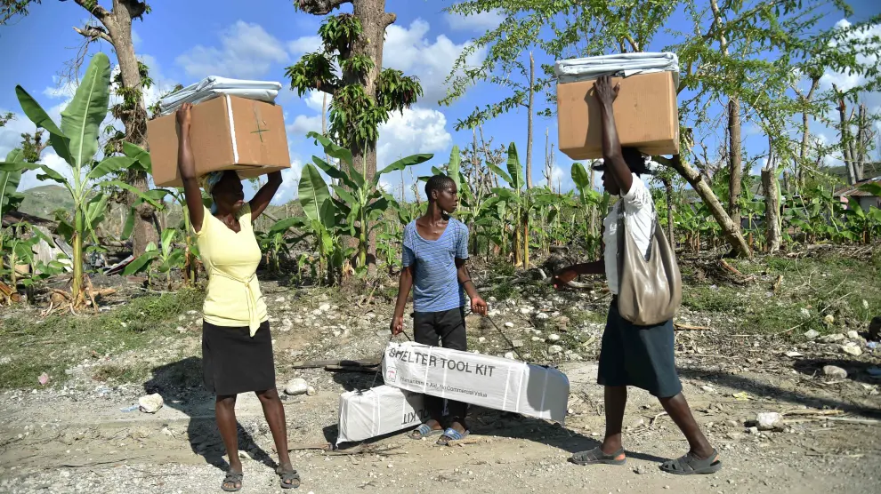 El cólera y la falta de alimentos amenazan a Haití tras el huracán Matthew.