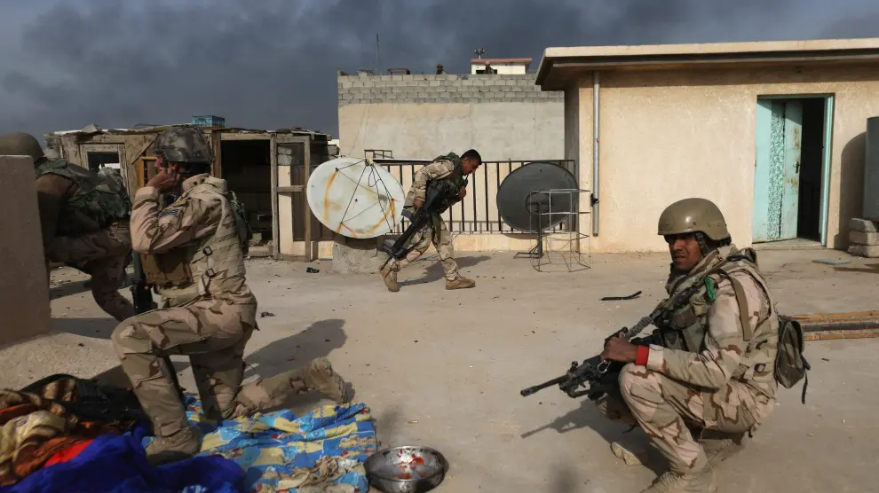 Fuerzas iraquíes en Mosul