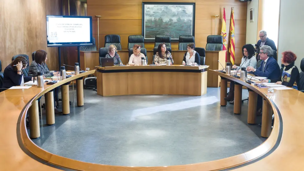 Comisión especial de estudio sobre "Políticas, medidas y recursos necesarios para acabar con el acoso escolar", en las Cortes de Aragón.