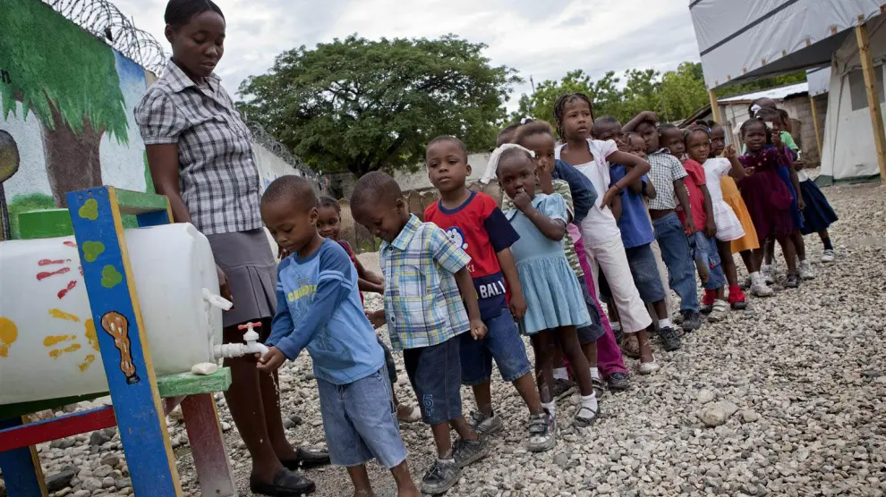 Unicef trabaja desde hace años con los niños de Haití.