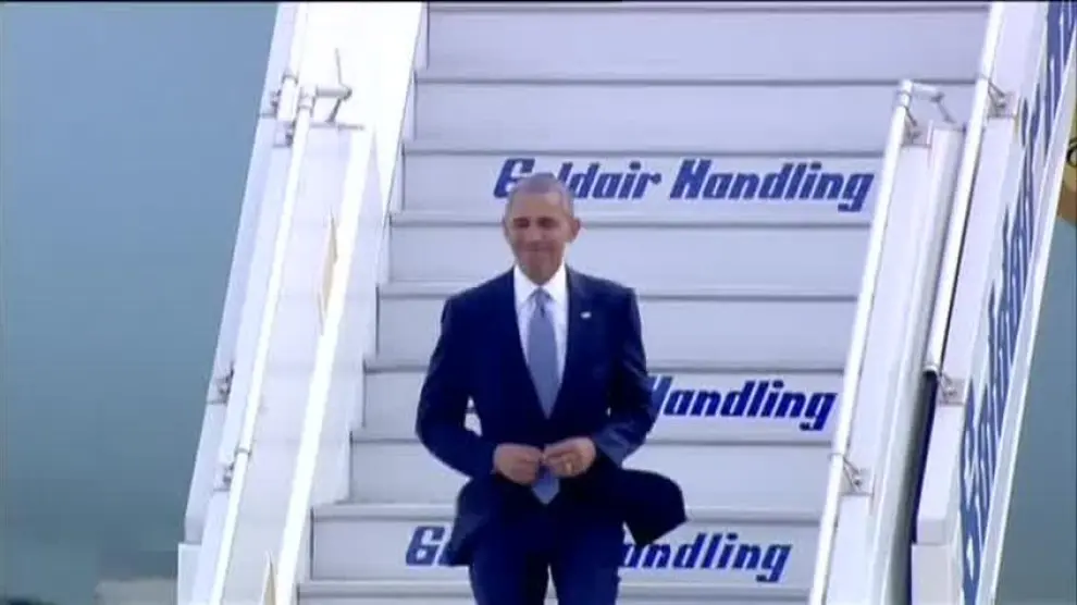 Obama inicia su viaje de despedida de Europa
