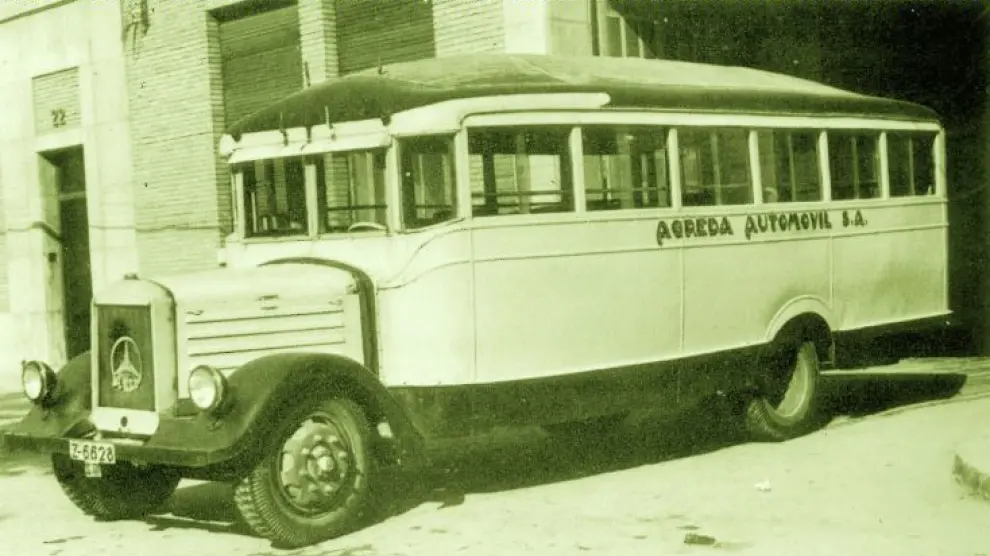 Primeros autocares de Ágreda Automóvil.