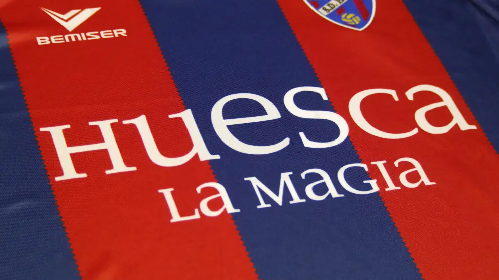 La camiseta que lucirá el Huesca en Copa.