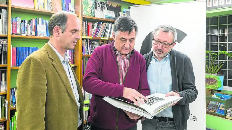 Leopoldo Blume, Gervasio Sánchez y Paco Goyanes