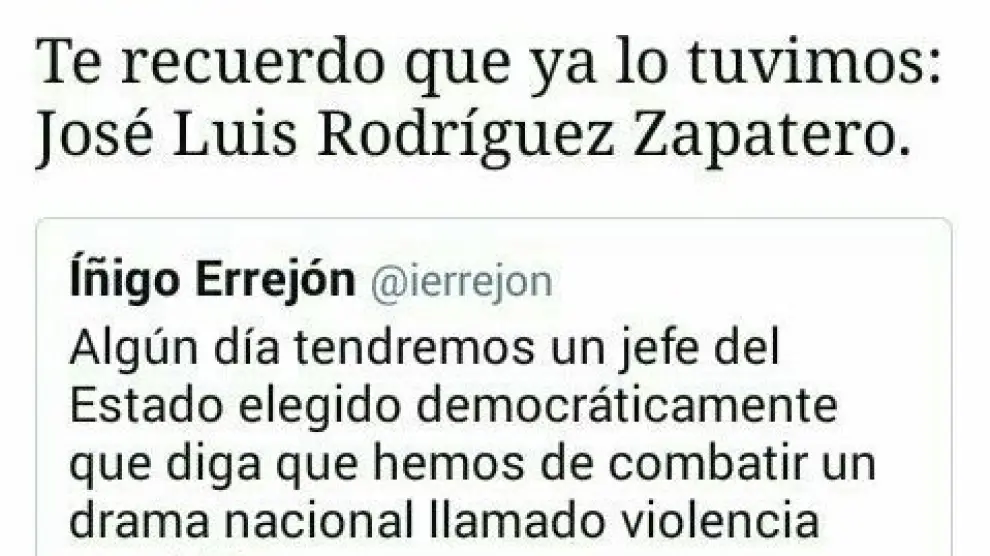 Carme Chacón confunde a Zapatero con el Jefe de Estado.