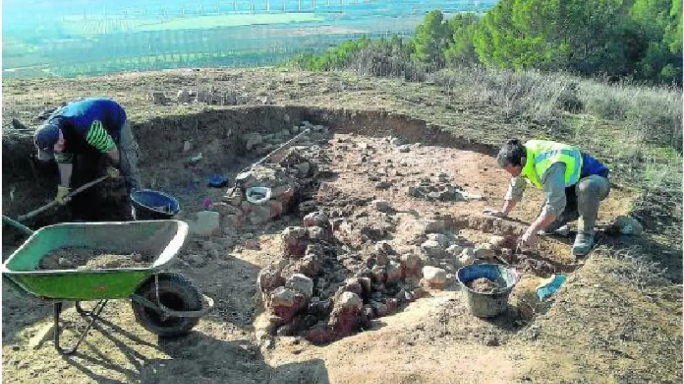 Los trabajos de excavación se desarrollan en un paraje del término municipal de Ateca